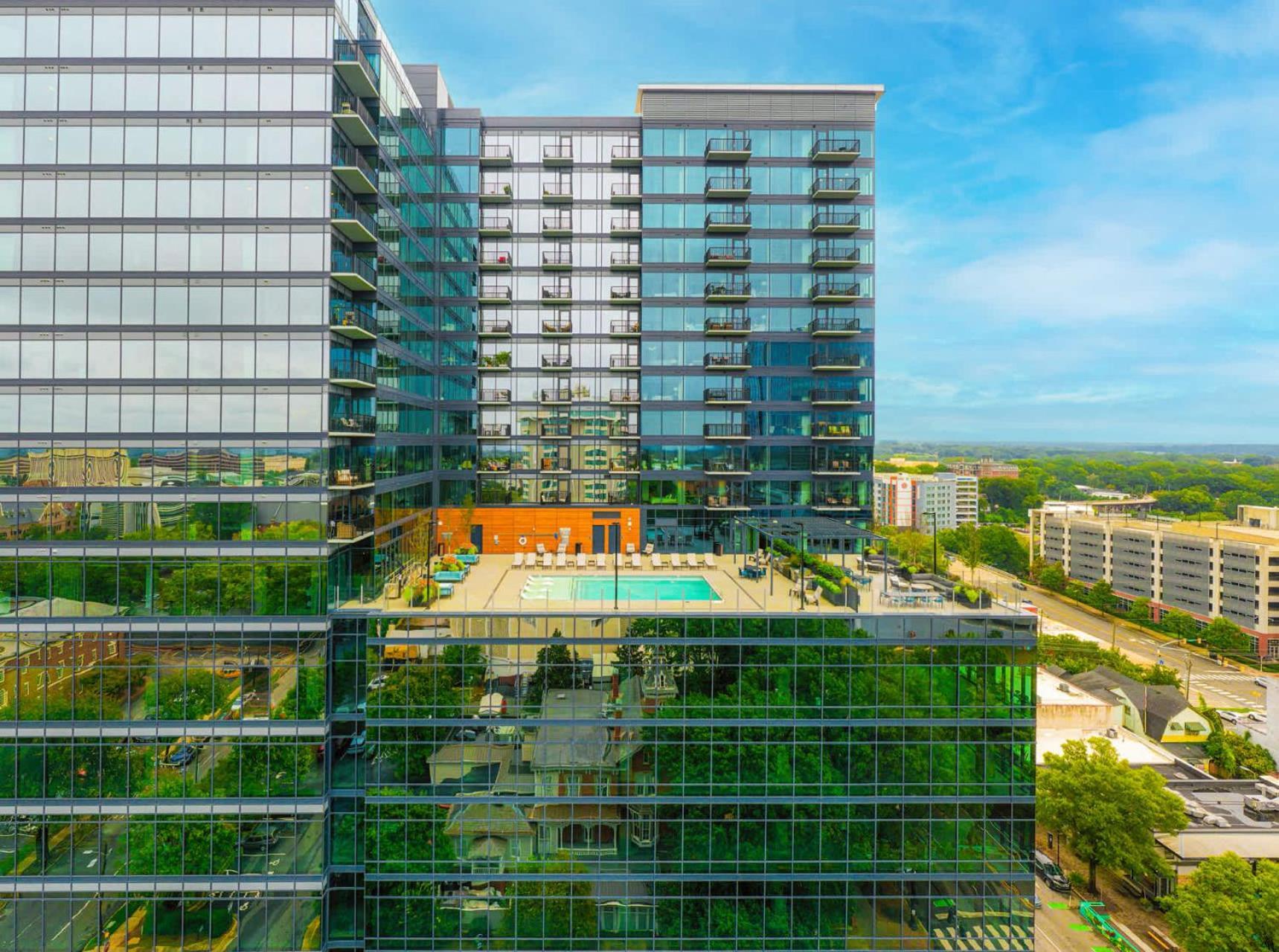 High-Rise Apt Raleigh Free Parking & Sunset View 1 Bagian luar foto